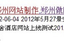 關(guān)于百度網(wǎng)站快照描述錯亂的問題